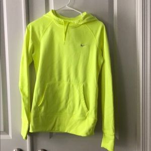 Highlighter Yellow Nike Therma-Fit Hoodie